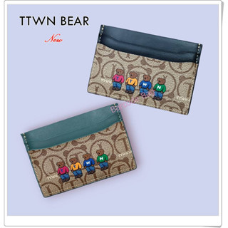 ✨TTWN BEAR✨กระเป๋าใส่บัตร Card Holder 5ช่องเสียบบัตร สีสุดน่ารัก!!✨พร้อมส่ง✨