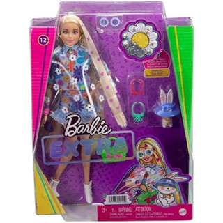 Barbie Doll and Accessories, Barbie Extra Fashion Doll with Blonde Hair and Floral Outfit