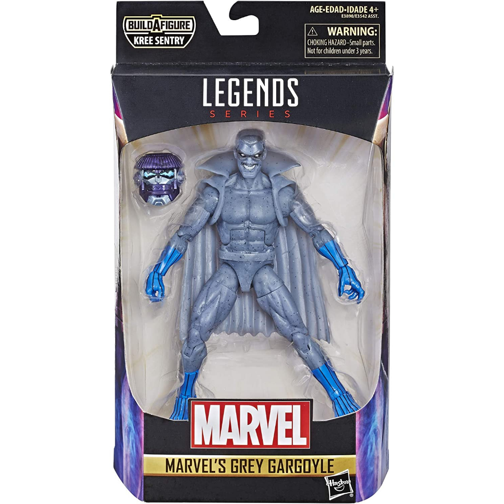 Marvel Captain Marvel  Legends Grey Gargoyle Figure for Collectors