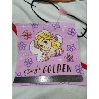 ผ้าเช็ดหน้า ราพันเซล พร้อมส่ง ของแท้ disney rapunzel เจ้าหญิง