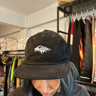 หมวก Quiksilver Originals Corduroy Cap Black รับประกันของแท้ มือ1 พร้อมส่ง