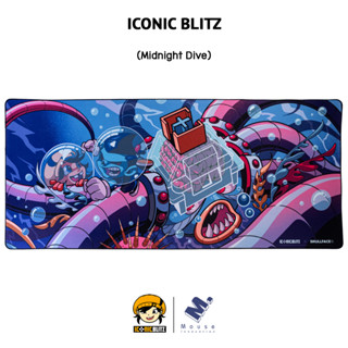 แผ่นรองเมาส์ Iconic Blitz รุ่น Midnight Dive