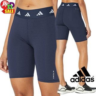 ADIDAS - ใหม่ กางเกงรัดกระชับกล้ามเนื้อ ใส่ออกกำลังกาย เอวสูง ADIDAS COMPRESSIVE / TECHFIT SHORT LEGGINGS HF6683 HL6093