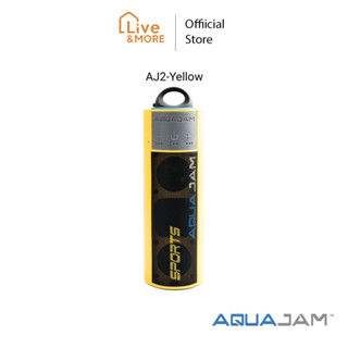 Aquajam ลำโพงบลูทูธ กันน้ำมาตรฐาน IPX7 รุ่น AJ2 YELLOW