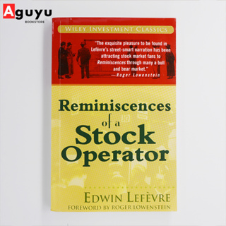 【หนังสือภาษาอังกฤษ】Reminiscences of a Stock Operator by Edwin Lefèvre English book หนังสือพัฒนาตนเอง