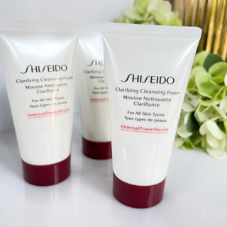 Shiseido Clarifying Cleansing Foam Mousse Nettoyante Clarifiante 50ml  โฟมล้างหน้าเนื้อนุ่ม ฟองแน่น แต่ล้างสะอาด