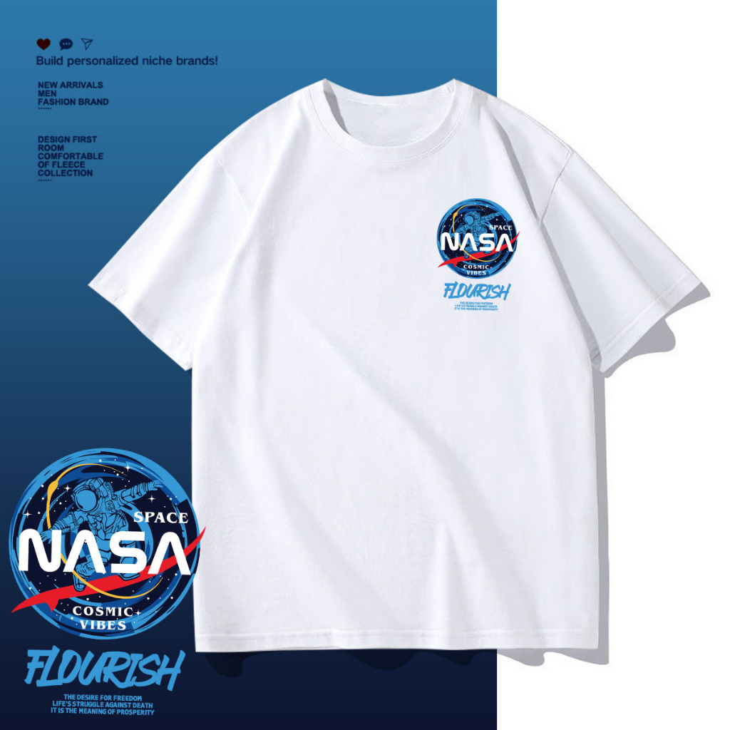 D289B เสื้อยืดแขนสั้น ผ้านุ่มยืดได้ใส่สบายฯ ลายแฟชั่นสวยน่ารักใส่ได้ทั้งชายและหญิง