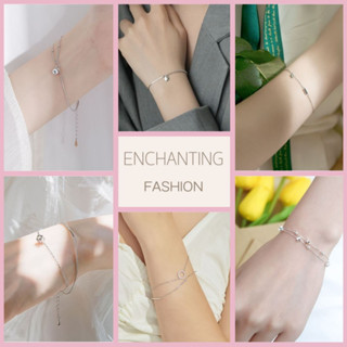 สร้อยข้อมือแฟชั่น Enchanting necklace สวย ดี และถูก  เรียบง่าย ใส่สบาย สุดคุ้ม