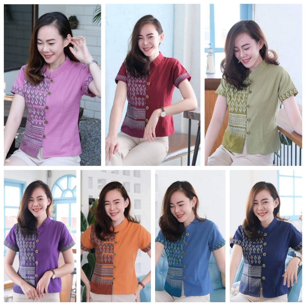 เสื้อผ้าฝ้ายลายขอพระราชทาน/งานทูโทนผ้าฝ้ายชินมัย