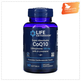 Life Extension,Super-Absorbable CoQ10 100 mg, 60 softgels