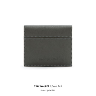Sweet Palettes กระเป๋าหนังแท้ Tiny Wallet Dove Tail