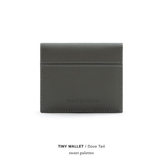 Sweet Palettes กระเป๋าหนังแท้ Tiny Wallet Dove Tail