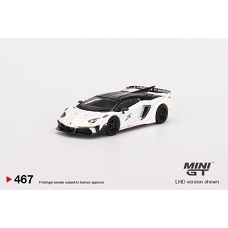 MINI GT No.467 LB-Silhouette WORKS Lamborghini Aventador GT EVO Presentation RHD MGT00467-R