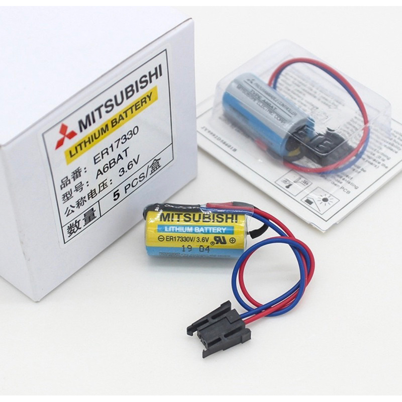 แบตเตอรี่ER17330 /3.6V  MITSUBISHI MR-BAT/A6BATมีของพร้อมส่ง