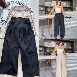 Minimal Trousers 🧁🤎🥯  กางเกงเอวสูงเก็บทรงใส่แล้วดูเพรียวสาวอวบ