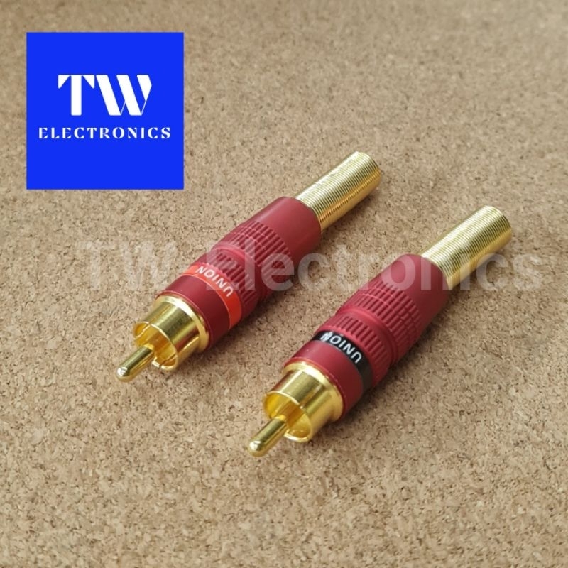 หัวRCAตัวผู้ ท้ายสปริง,ขั้วต่อRCA,หัวAV,หัวAudio,ปลั๊กRCA,RCA Male