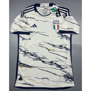 เสื้อบอล เพลเย่อ อิตาลี่ เยือน 2023-24 Player Italy Away ผ้าทอเกรดดีที่สุด