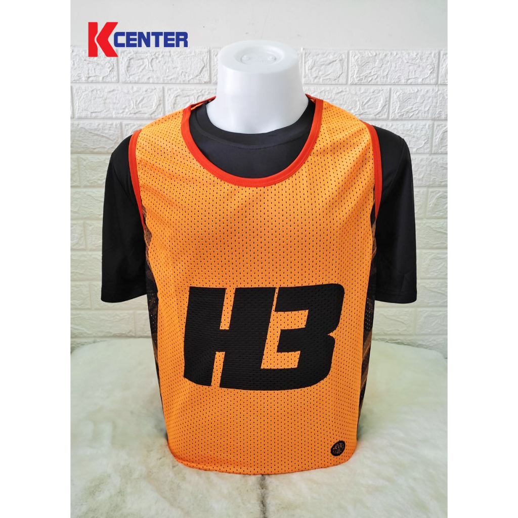 H3 เสื้อเอี๊ยมแบ่งทีมฝึกซ้อมกีฬา เสื้อฝึกซ้อมฟุตบอล ขนาดฟรีไซส์