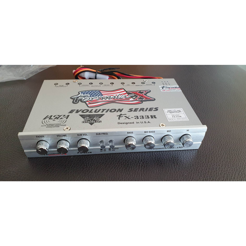FORMULA-X ปรีแอมป์ 4แบน/ Band  รุ่นFX-333R