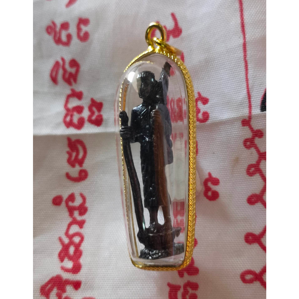 จี้พระสิวลี พระสิวลี  พระสิวลีกรอบสีทอง จี้ขนาดใหญ่ พระเครื่อง เครื่องราง เสริมโชคลาภ Thai Amulet Pendant