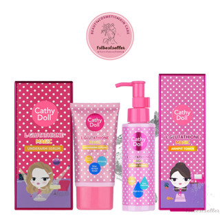 CATHY DOLL แอลกลูต้าไธโอนเมจิกอันเดอร์อาร์มเซรั่ม 50G/แอลกลูต้าไธโอนเมจิกอาร์มพิทโทนเนอร์ 120ML