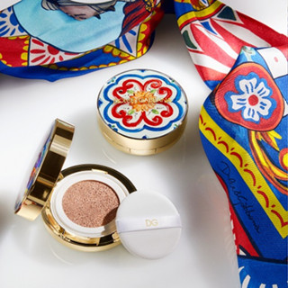 Beauty-Siam แท้ทั้งร้าน !! รีฟิลคุชชั่นขนาดจริงพร้อมตลับ DOLCE &amp; GABANA SOLAR GLOW CUSHION