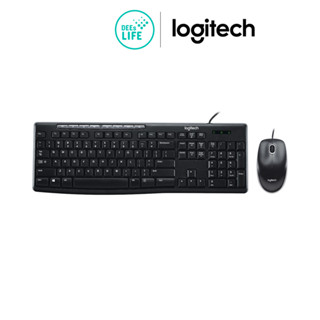 Logitech Media Combo เมาส์และคีย์บอร์ด แป้นภาษาไทย/อังกฤษ รุ่น MK200