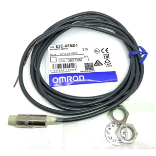 เซ็นเซอร์ E2E-X8MD1 Omron Proximity switch 2สาย DC  M12 ชนิด NO ระยะจับ8mm 12-24VDC