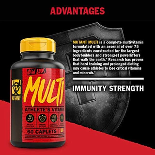 Mutant Multi 60 Tablest วิตามินรวม Vitamin Mineral