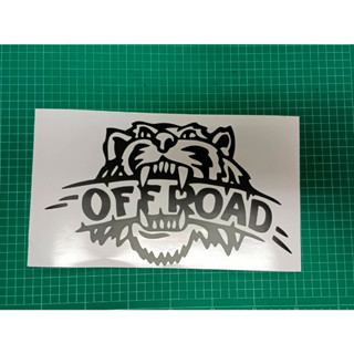 สติกเกอร์เสือ OFF Road สติกเกอร์ไดคัท ไม่มีขอบ