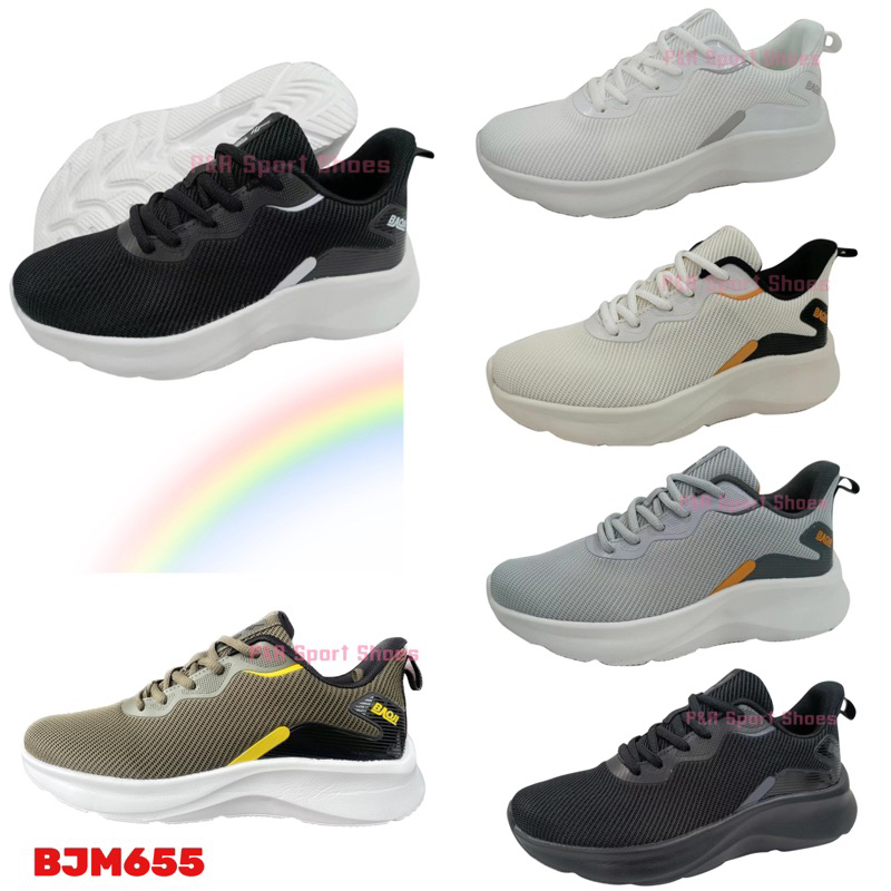 รองเท้าผ้าใบผู้ชายบาโอจิ baoji #Size 41-45 #bjm655