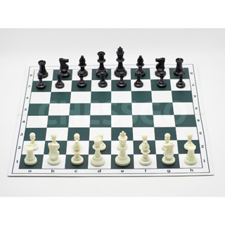 (ตัวแทนchessgo)ชุดหมากรุกสากลมาตรฐาน(กระดานPUพับ) Standard Chess Set