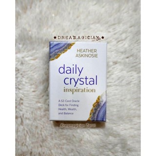 Daily Crystal Inspiration Cards ไพ่ออราเคิลแท้ลดราคา ไพ่ยิปซี ไพ่ทาโร่ต์ ไพ่ออราเคิล Tarot Oracle