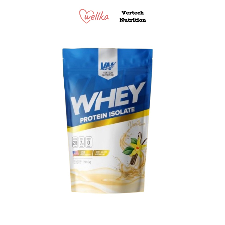 Fitness 1080 บาท VERTECH NUTRITION 100% ISOLATE Whey Protein 2 Lbs 100% เวย์โปรตีน ไอโซเลท ขนาด 2 ปอนด์ สร้างกล้ามเนื้อ ลดไขมัน Health