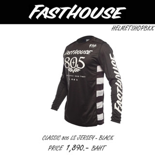 เสื้อแขนยาว FASTHOUSE CLASSIC 805 LS JERSEY BLACK