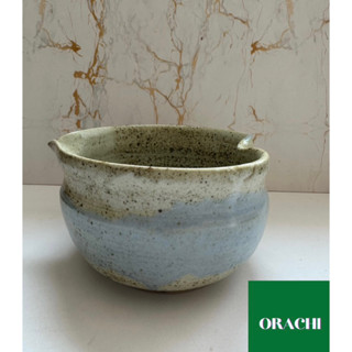 ORACHI | อุปกรณ์ชงชา ถ้วยชงชา Matcha bowl CHAWAN | สี By the sea ถ้วยชงมัทฉะ มีปากเท