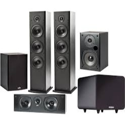 POLK AUDIO  SET  T50 + T30 + T15 + PSW111  5.1CH