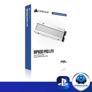 [พร้อมส่ง]CORSAIR: Corsair m.2 1TB SSD MP600 PRO LPX - Playstation5 แบบ Internal with HEATSINK (ประกันศูนย์ Ascenti 5ปี)