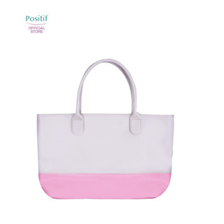 (ของแถม) POSITIF TWO TONE TOTE BAG