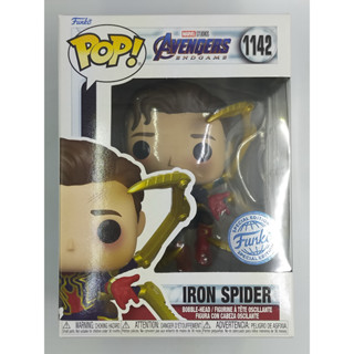 Funko Pop Marvel Avengers EndGame - Unmasked Iron Spider #1142 (กล่องมีตำหนิ