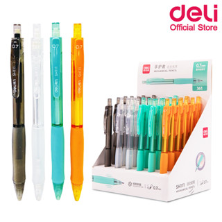 Deli SH111 Mechanical Pencil ดินสอกด ขนาด 0.7mm (แพ็คกล่อง 36 แท่ง) ดินสอ เครื่องเขียน อุปกรณ์การเรียน อุปกรณ์เครื่องเขียน