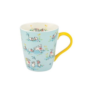 Cath Kidston Stanley Mug Spring Bunnies and Lambs  Blue