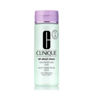 Clinique Liquid Facial Soap Mild Dry Combination 200 ml.