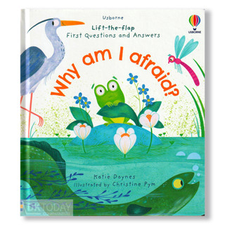 DKTODAY หนังสือ USBORNE LIFT-THE-FLAP FIRST Q&amp;A: WHY AM I AFRAID? (AGE 4+)