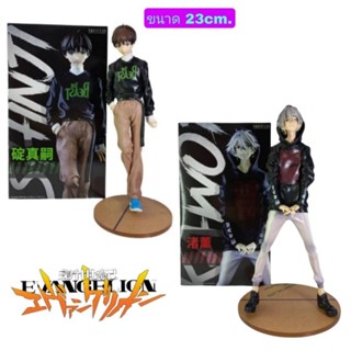 โมเดล Evangelion อีวานเกเลี่ยน ชินจิ &amp; คาโอรุ ชุด Radio Eva ขนาด23cm.มีกล่อง