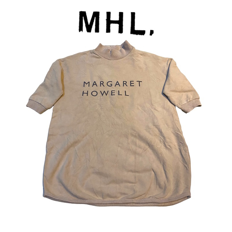 เสื้อแขนยาวคอเต่า MHL Margaret Howell สีเบส