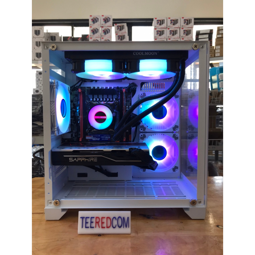 คอมพิวเตอร์ 16คอ32เทรด บอท ตัดต่อ เล่นเกมส์ INTEL xeon E5 2698 V3 16C 32T RAM ECC DDR4 16G-128GB VGA