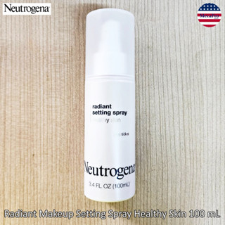 Neutrogena® Radiant Makeup Setting Spray Healthy Skin 100 mL นูโทรจีนา เรเดียนท์ เมคอัพ เซ็ตติ้ง เปรย์แต่งหน้าติดทนนาน