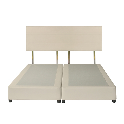 Lady Americana ฐานรอง+หัวเตียง รุ่น Boston สีครีม จัดส่งฟรี