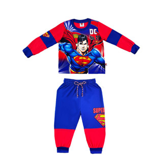 SUPER MAN :  ชุดเสื้อกางเกงเด็กผู้ชาย  ลิขสิทธิ์แท้